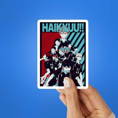 Team Haikyuu Sticker