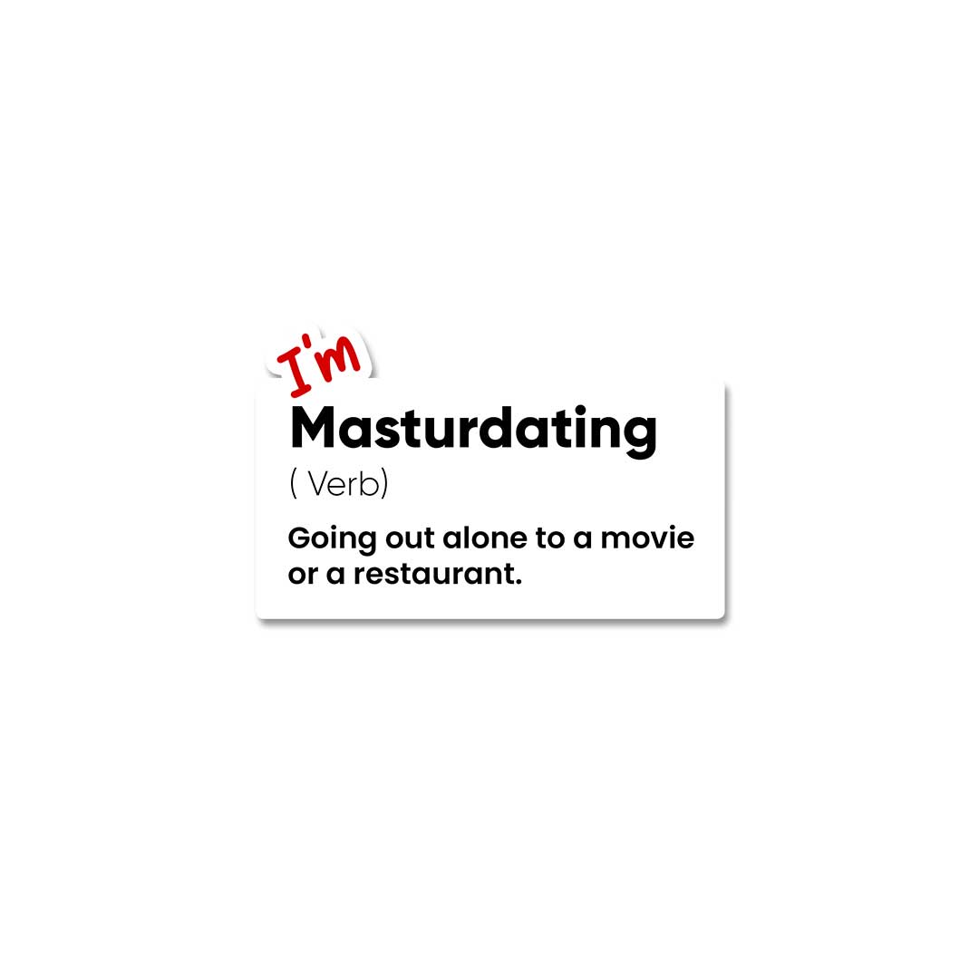 I M Masturdating  Sticker