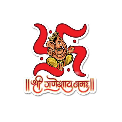 Shree Ganeshay Namah  Sticker