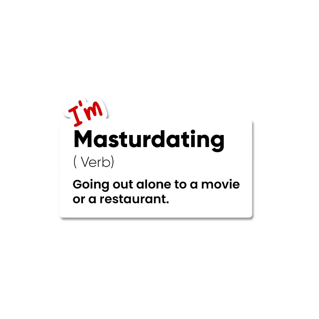 I M Masturdating  Sticker