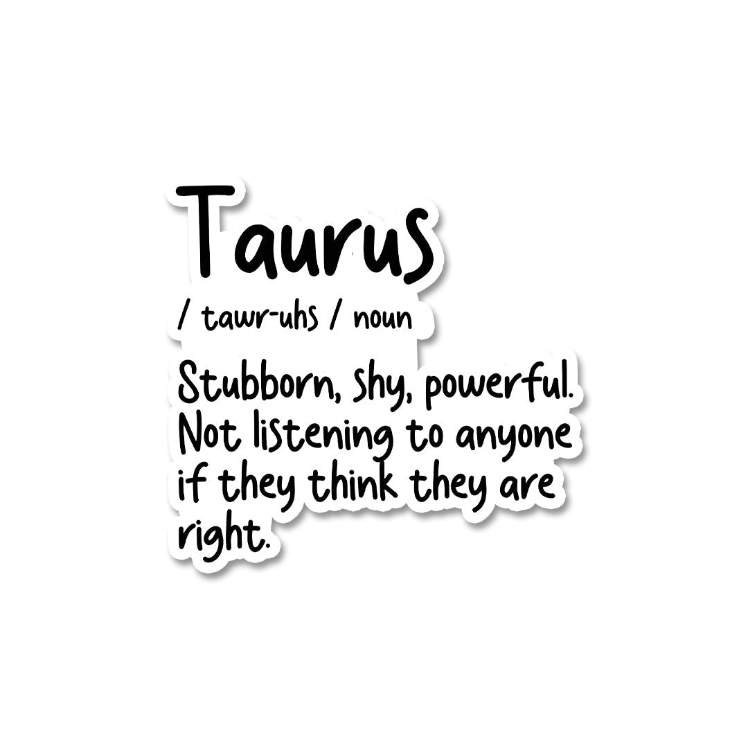 Taurus  Sticker