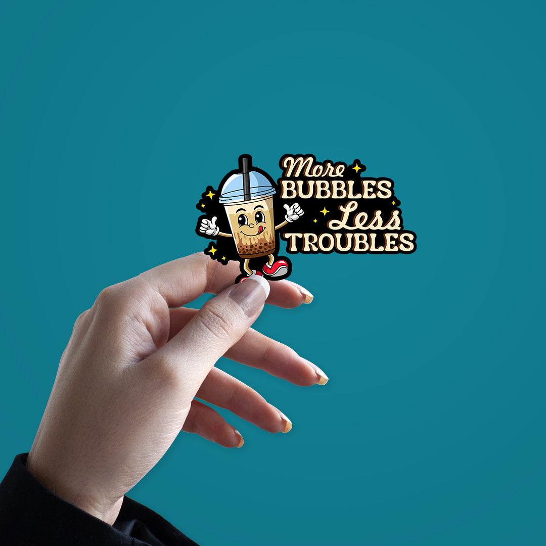 Bubbles Troubles Stickers