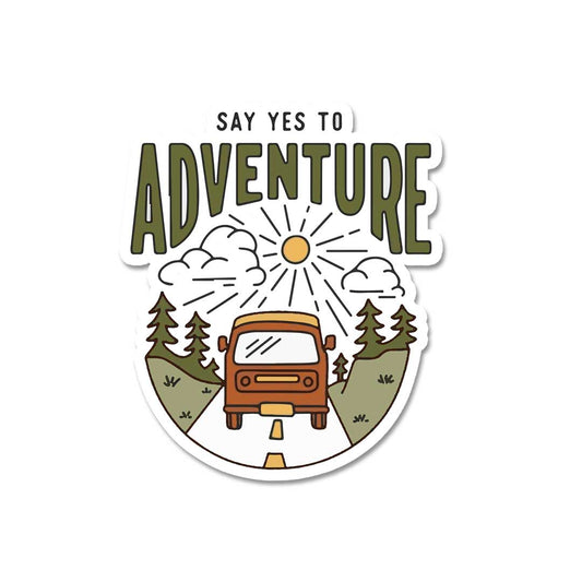 Say Yes To Adventure  Sticker