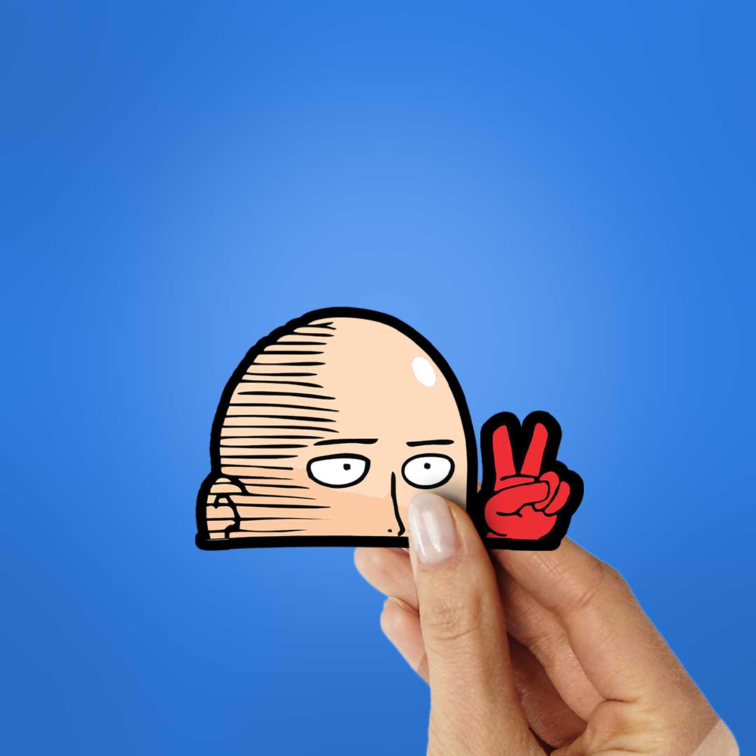 Saitama Peace Sticker