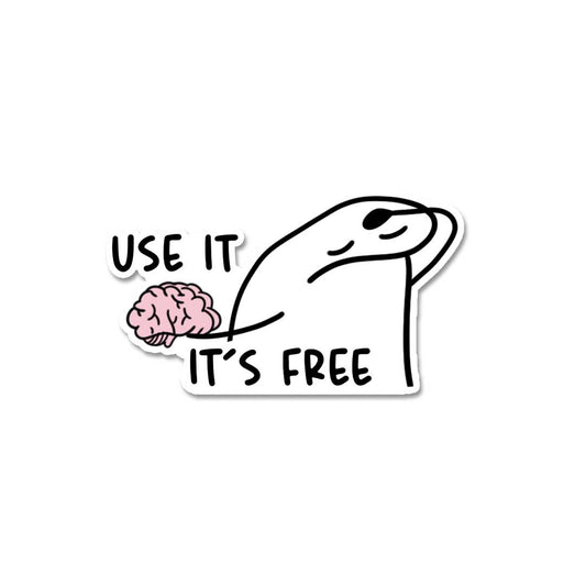 Use It It'S Free  Sticker