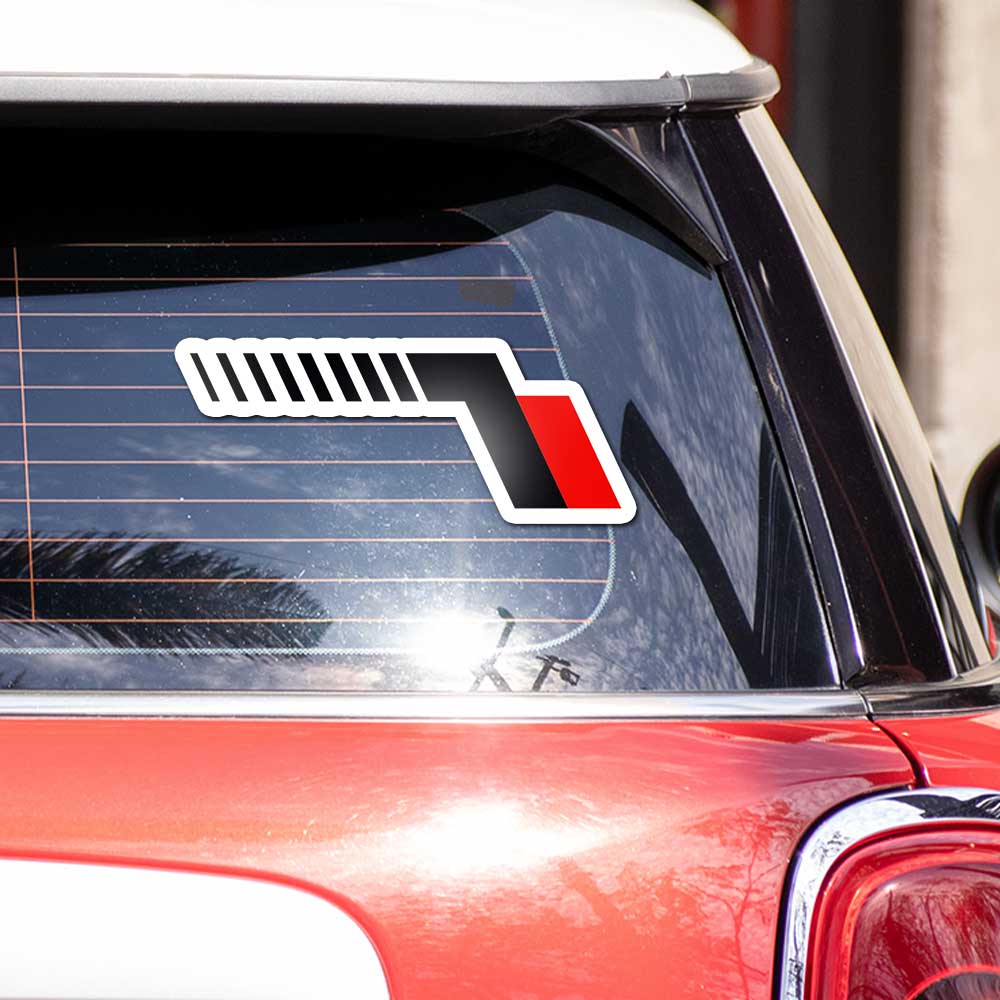 Car Stripes Bumper Sticker