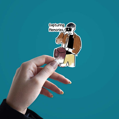 Capturing Memories Sticker