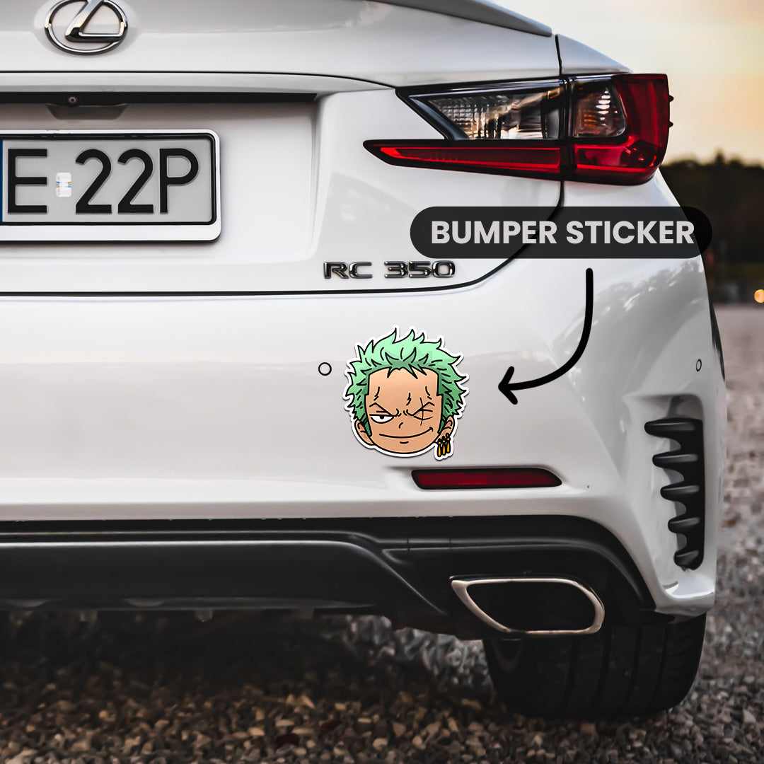 Zoro Bumper Sticker | STICK IT UP