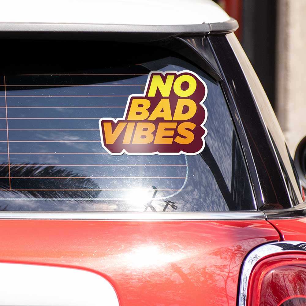 No Bad Vibes Bumper Sticker