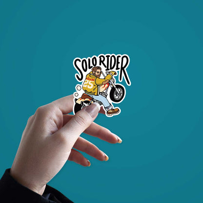 Solo Rider  Sticker