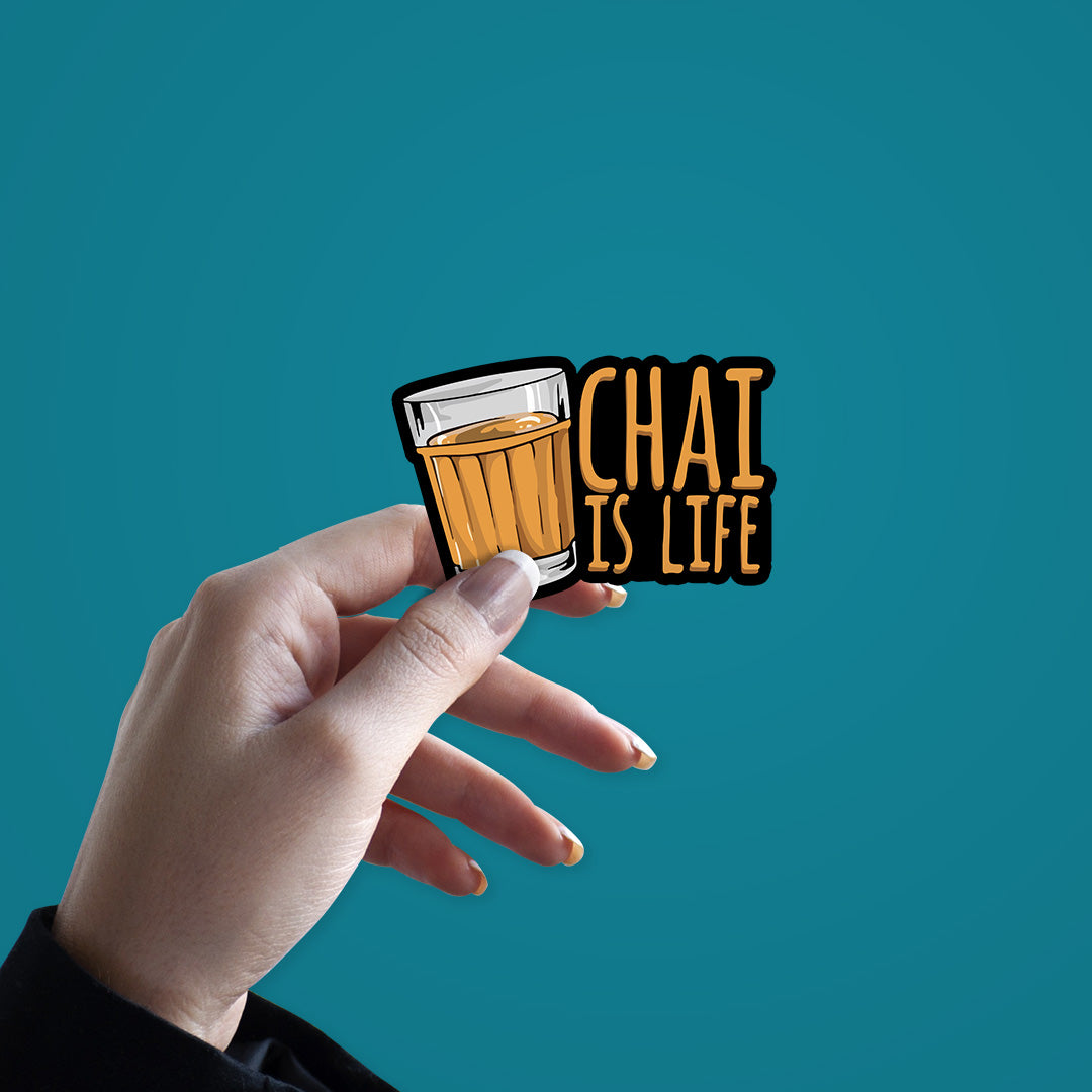 Chai is Life Sticker