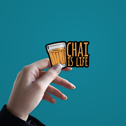 Chai is Life Sticker