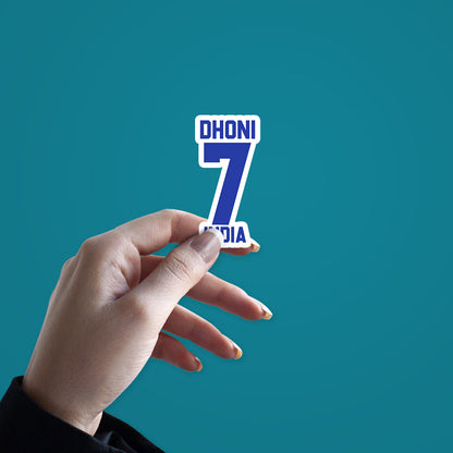 dhoni 7 Sticker