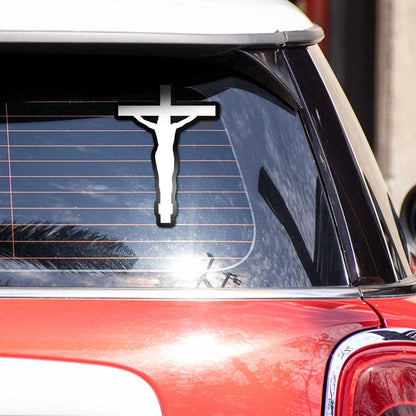 Jesus Cross Bumper Sticker