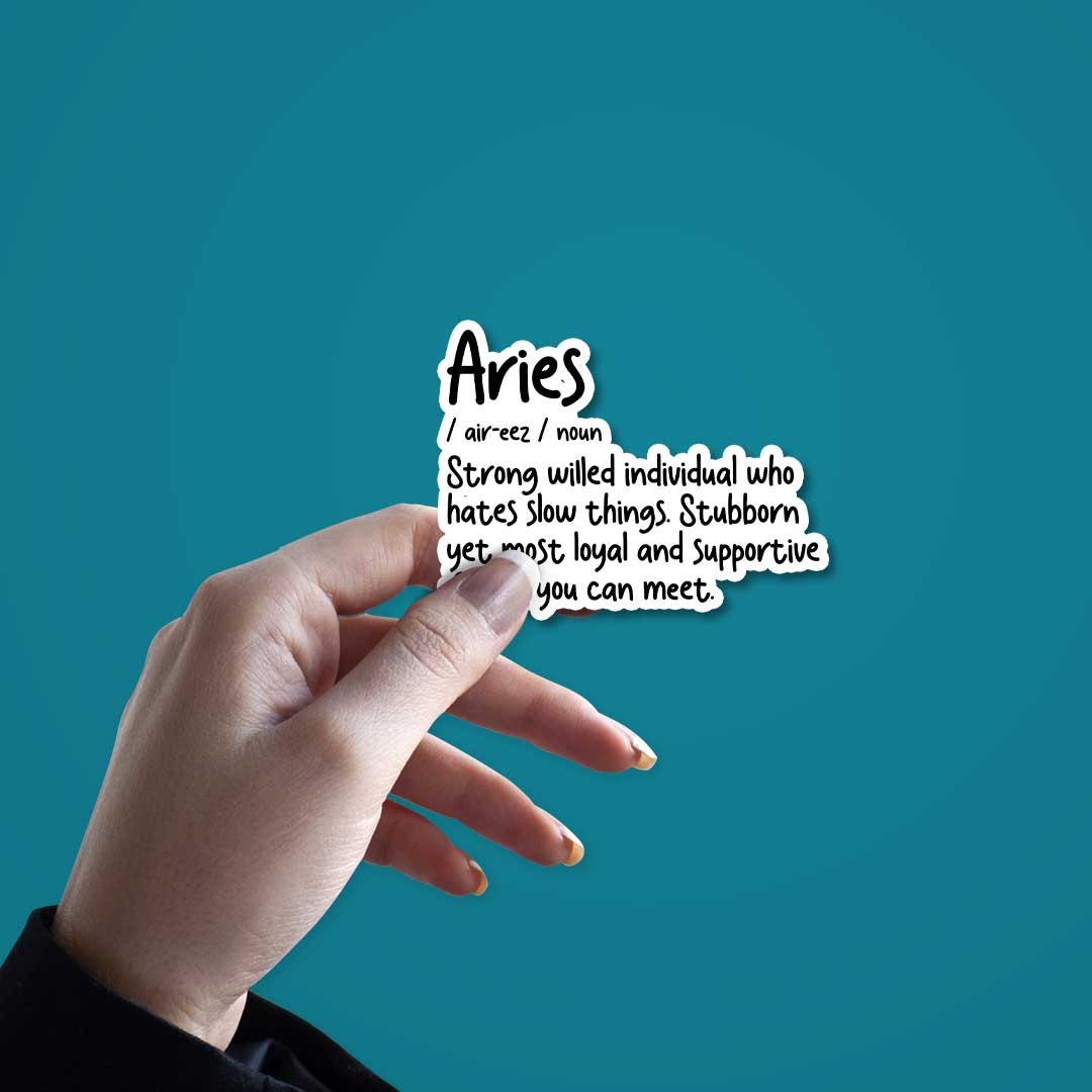 Aries  Sticker