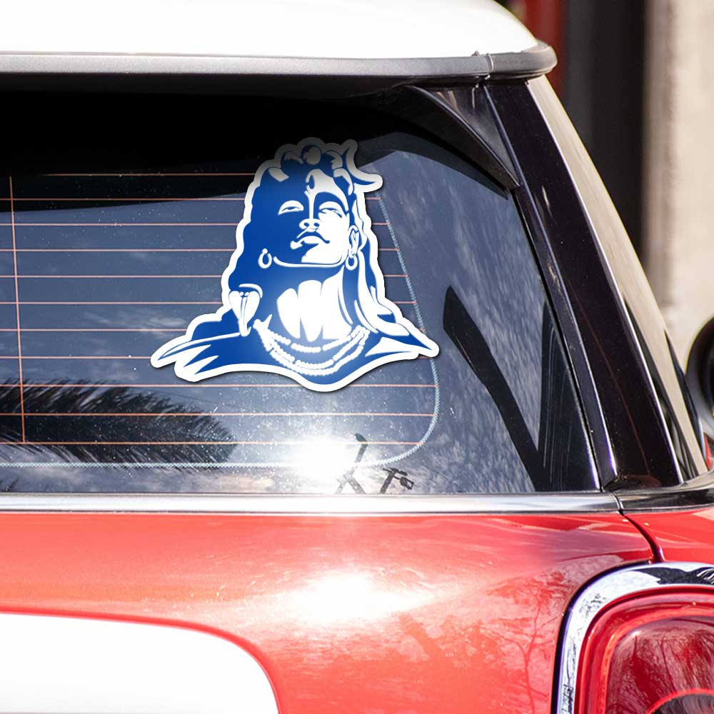 Lord Shiva Adiyogi Bumper Sticker