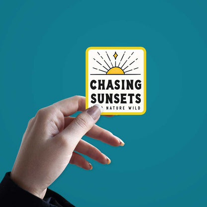 Chasing Sunset  Sticker