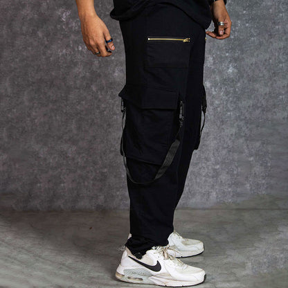 UTILITY BLACK JOGGERS