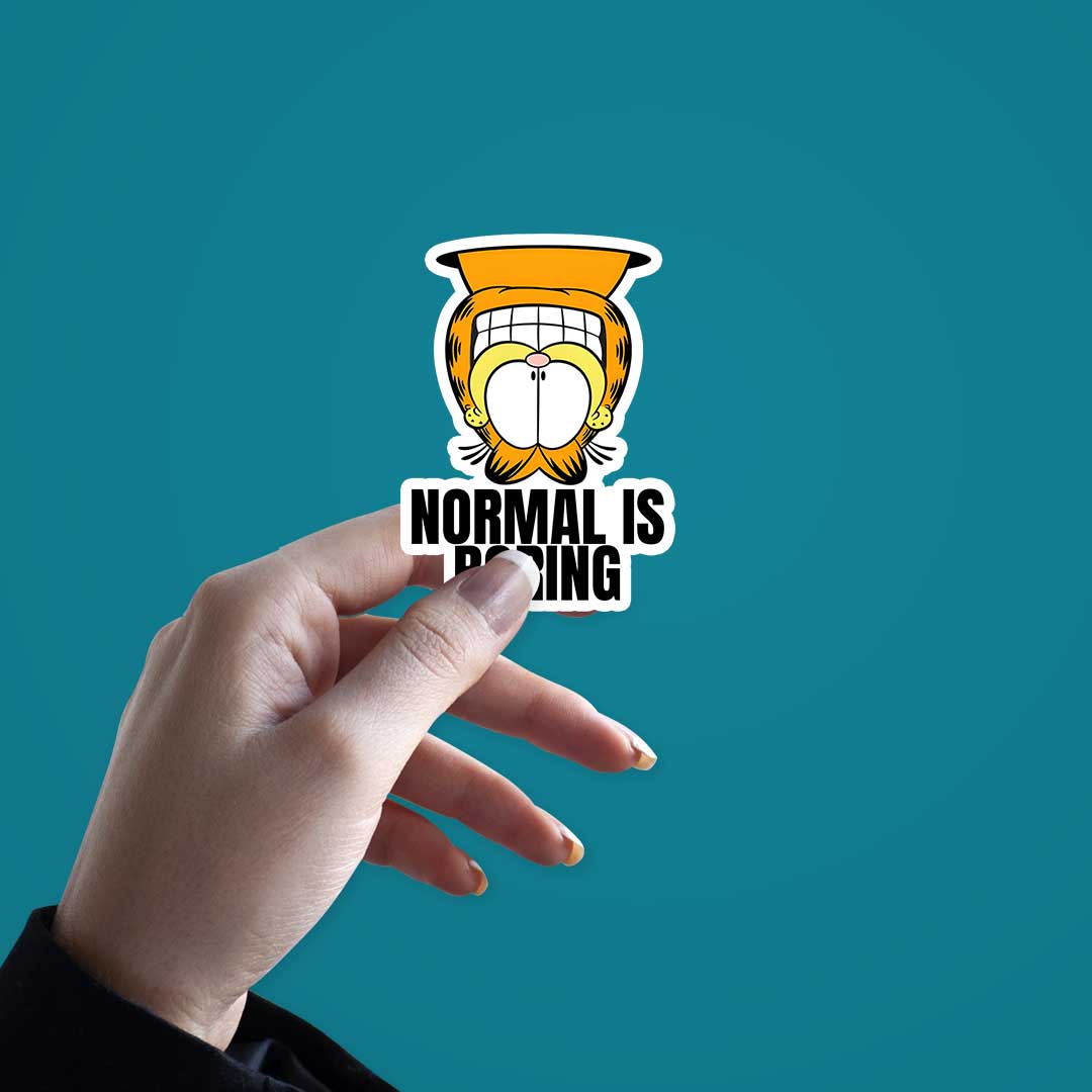 Normal Is Boring  Sticker