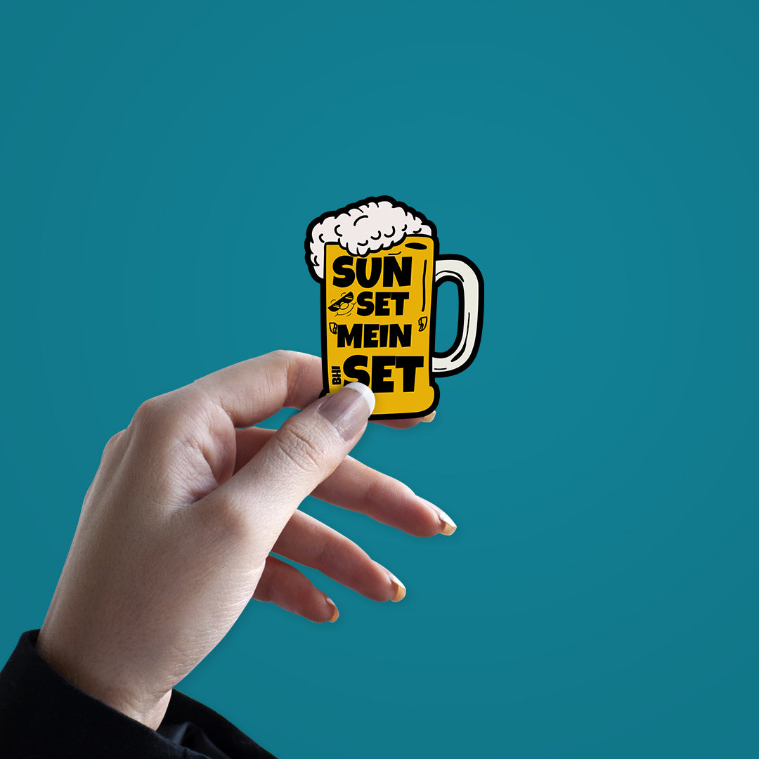 Sunset Mein Bhi Set Sticker