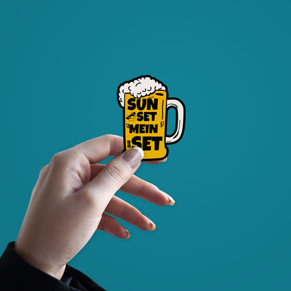 Sunset Mein Bhi Set Sticker