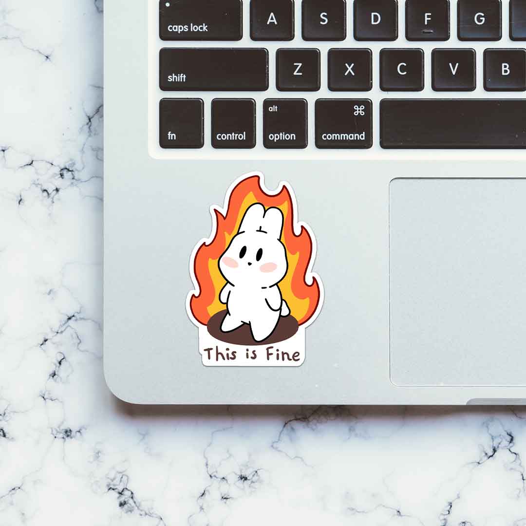 This Is Fine Sticker