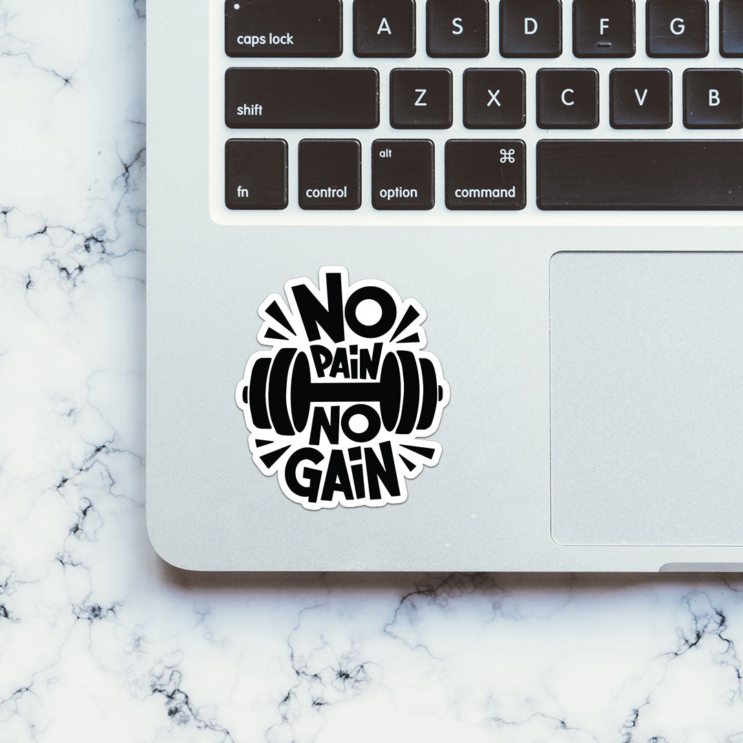 No Pain No Gain Sticker