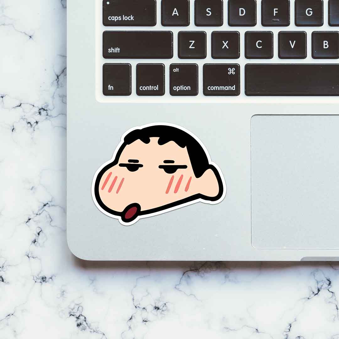 Shy Shinchan Sticker