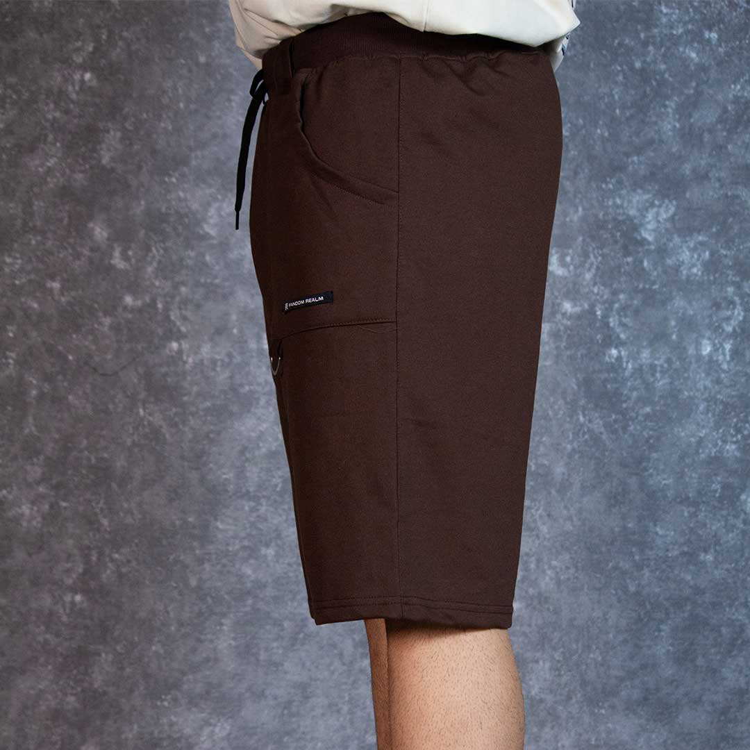 UTILITY BROWN SHORTS