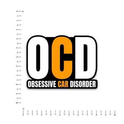 Obsessive Car Disorder Bumper Sticker