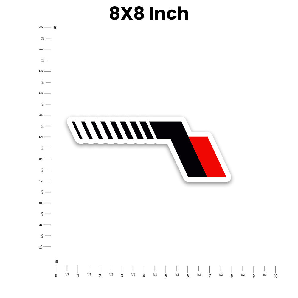 Car Stripes Bumper Sticker