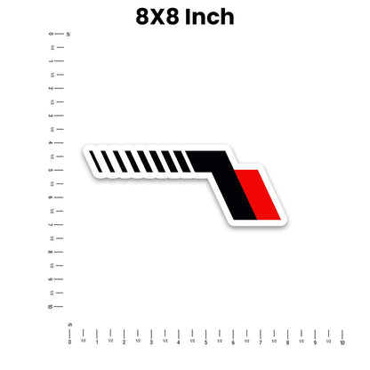 Car Stripes Bumper Sticker