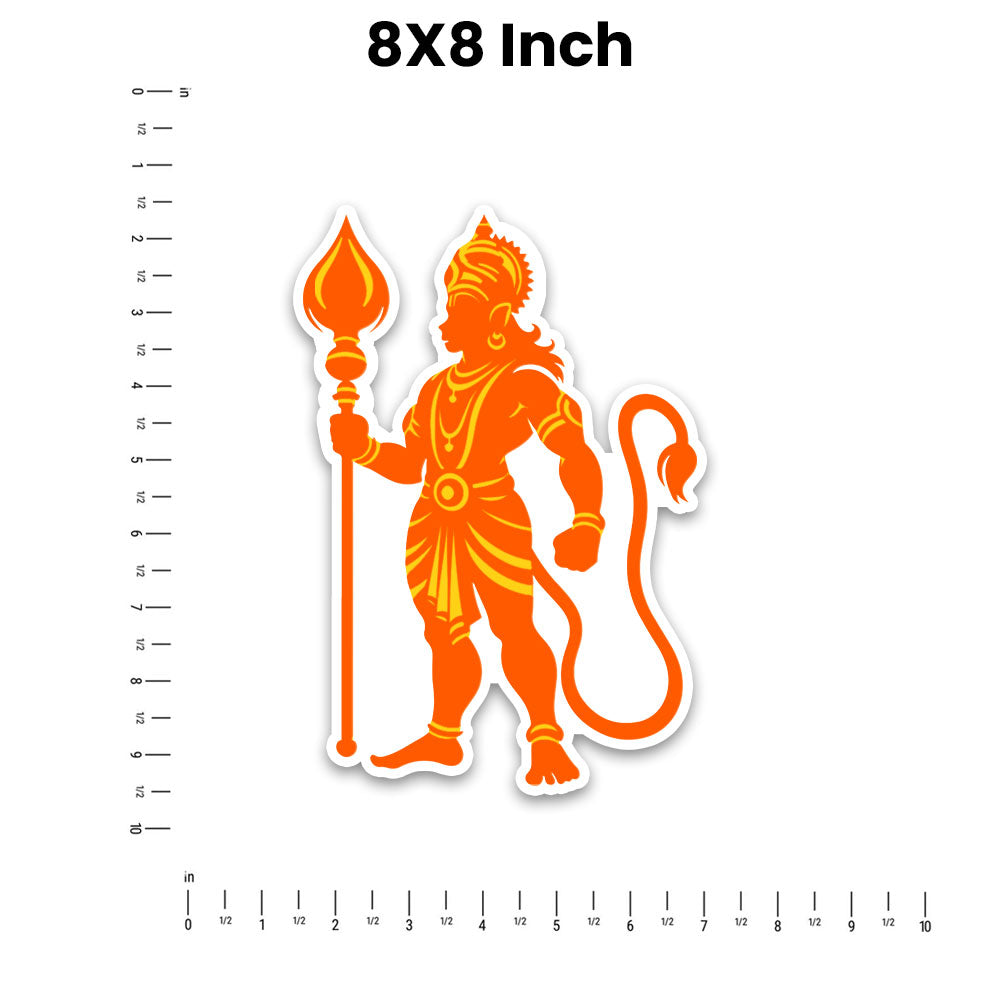 Lord Hanuman 2.0 Bumper Sticker
