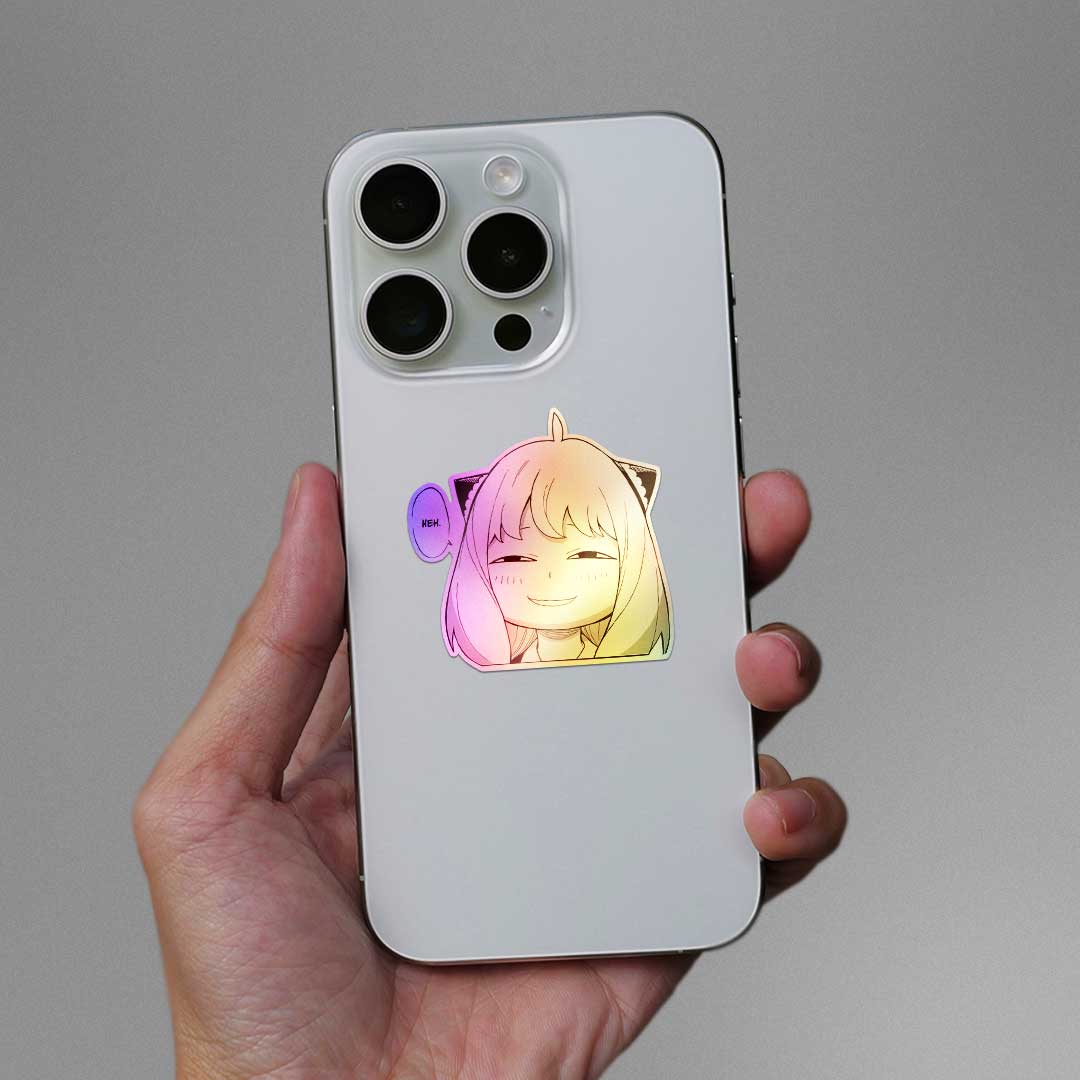 Anya Heh Holographic Sticker