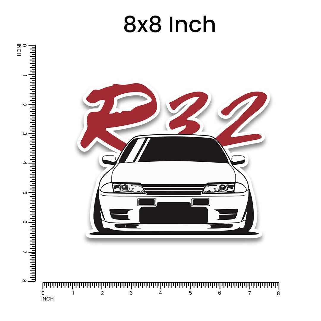 GTR R32 Bumper Sticker | STICK IT UP