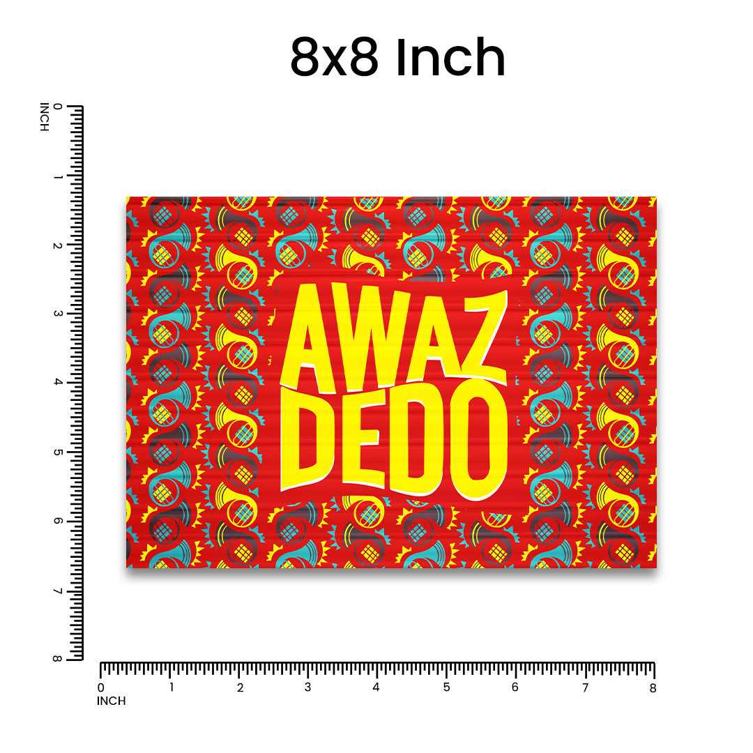 AWAZ DEDO Bumper Sticker | STICK IT UP