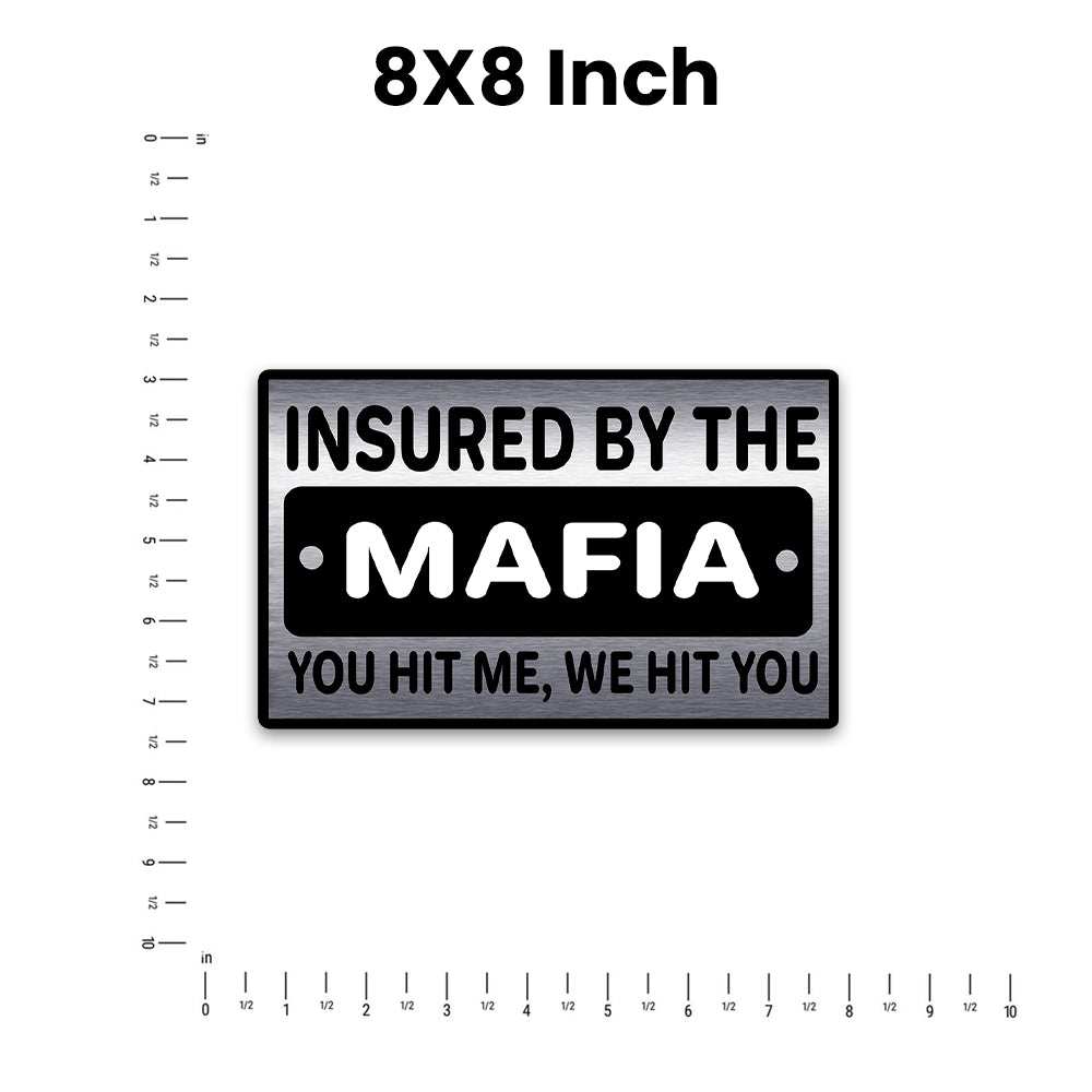 You Hit Me We Hit You  Bumper Sticker