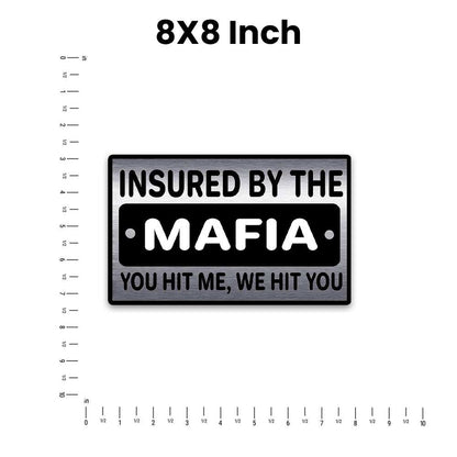 You Hit Me We Hit You  Bumper Sticker