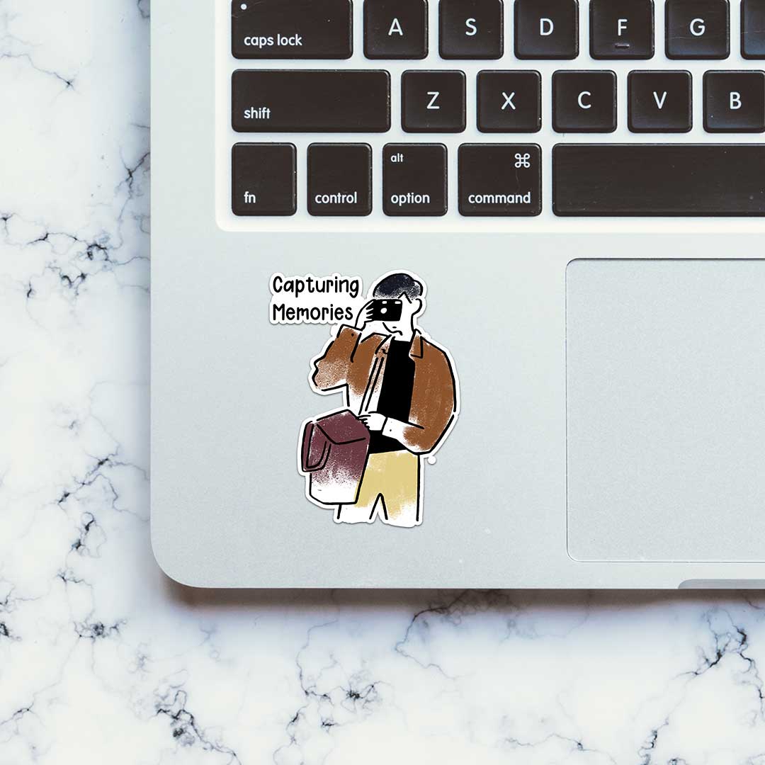 Capturing Memories Sticker