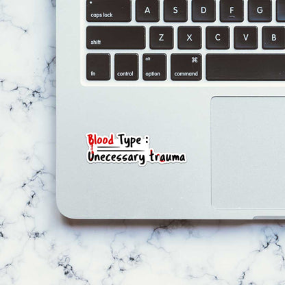 Blood Type Sticker