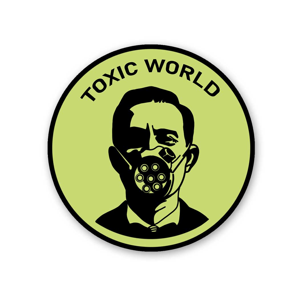 Toxic World Sticker