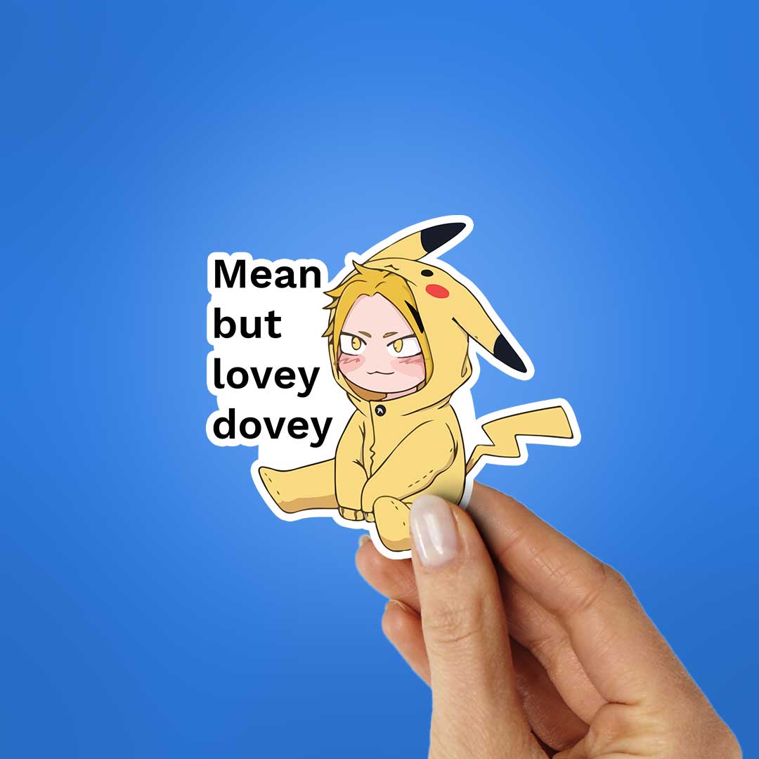 Mean But Lovely Dovey Sticker