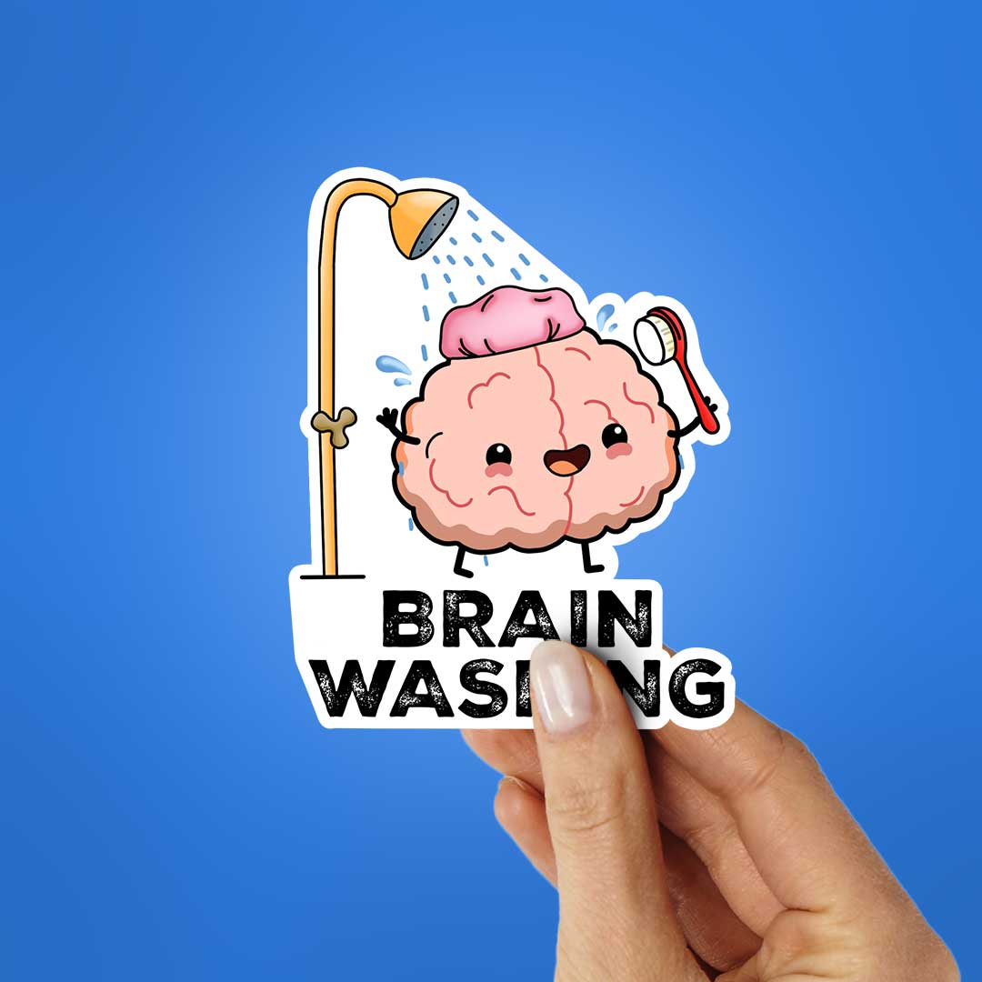 Brain Washing Sticker