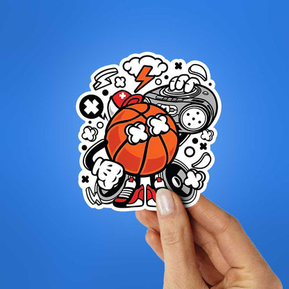 Basketball Beatbox Sticker