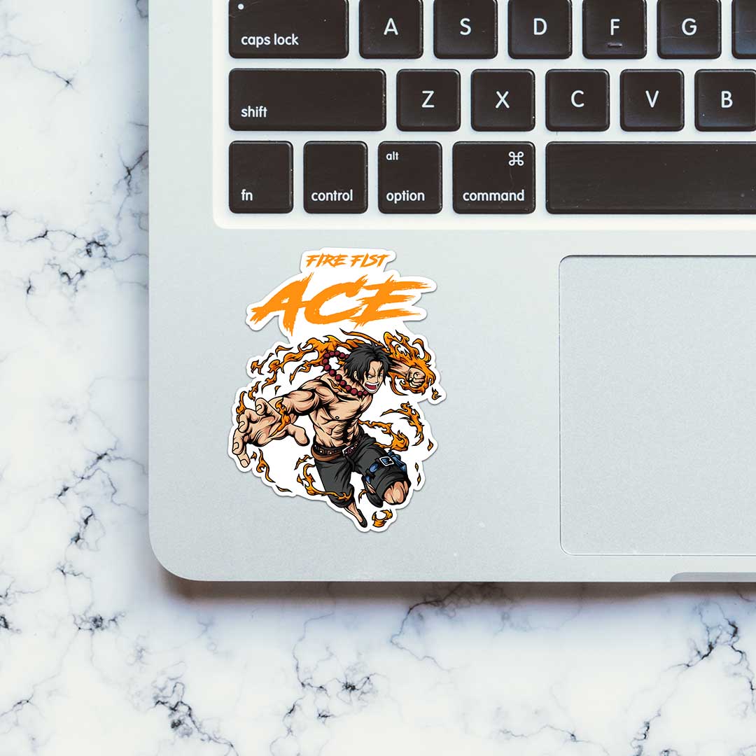 Ace Fire Fist Sticker