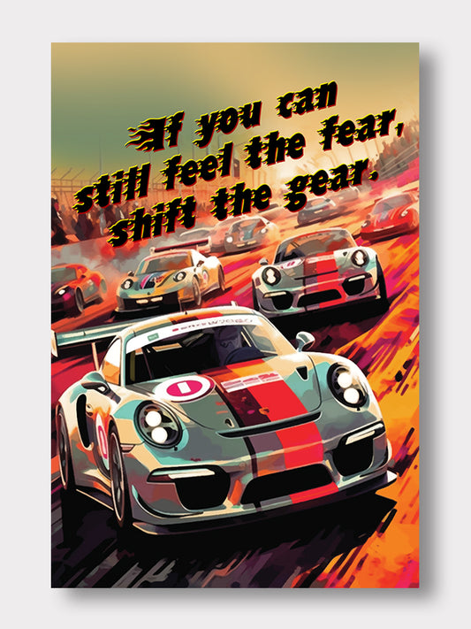 Shift The Gear Canvas Art