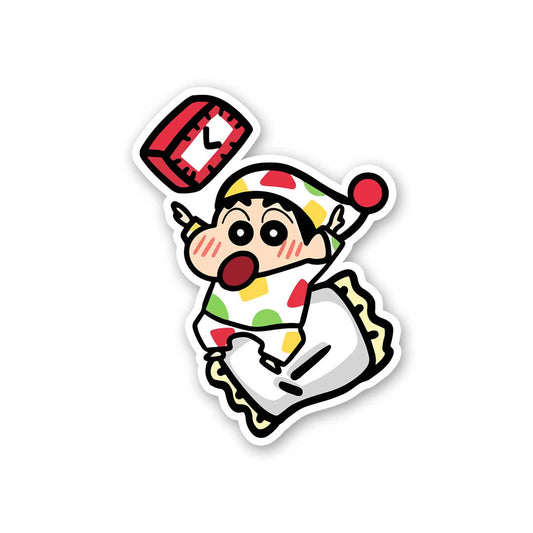 Awake Shinchan Sticker