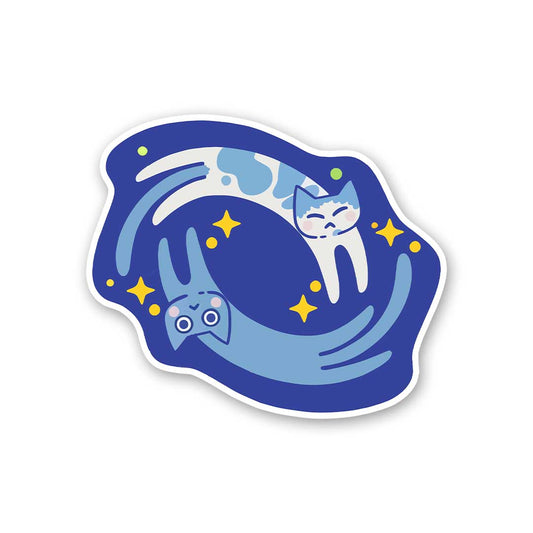 Milky Way Meow Sticker