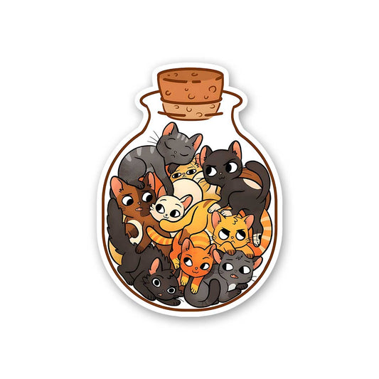 Bundle Of Cats Sticker