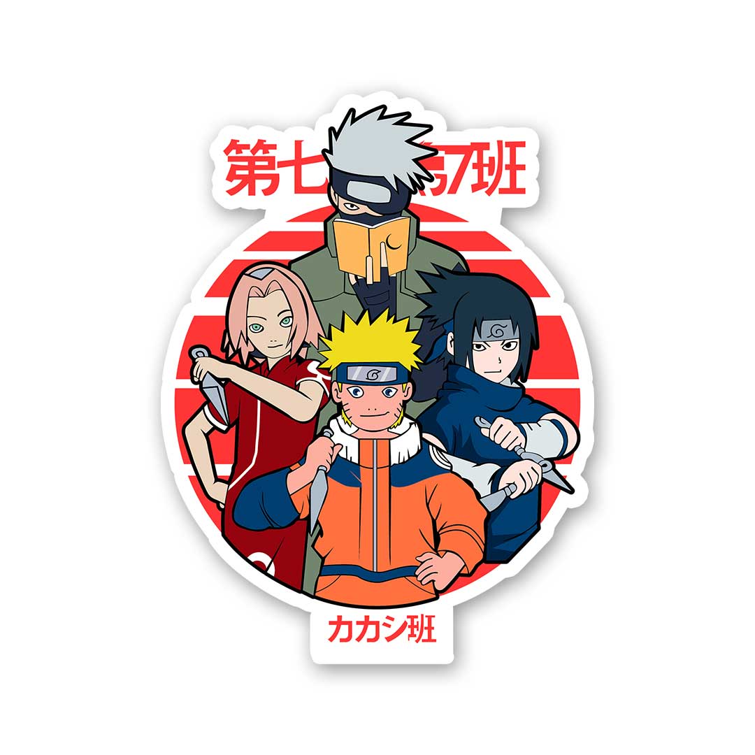 Naruto Squad Sticker